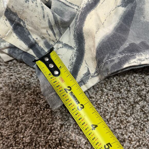 ASOS DESIGN Women's Twill Zip Front Playsuit Size 10 In Marble Print - Picture 8 of 12